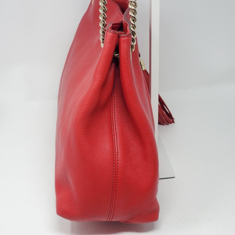 Gucci Soho Medium on Chain Leather Shoulder Bag - Picture 5 of 15